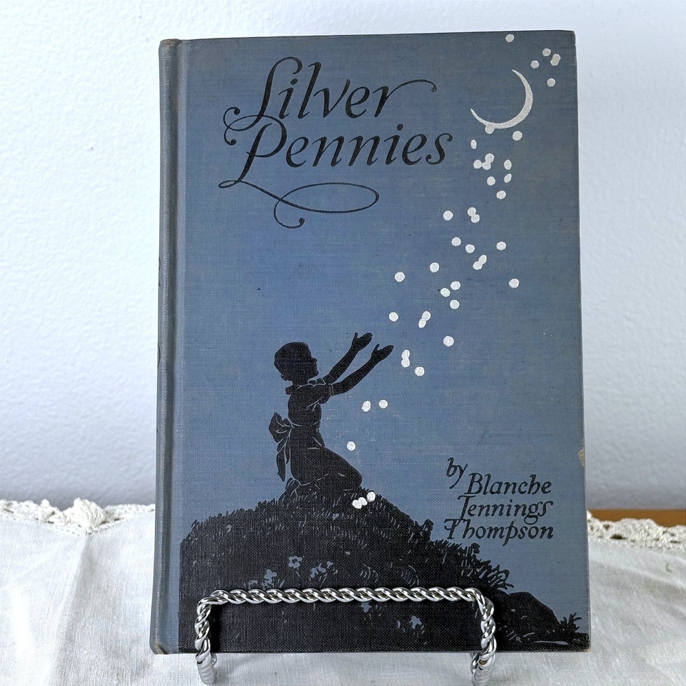 Silver Pennies Blanche Jennings Thompson 1950 Macmillan Childrens Poetry Book
